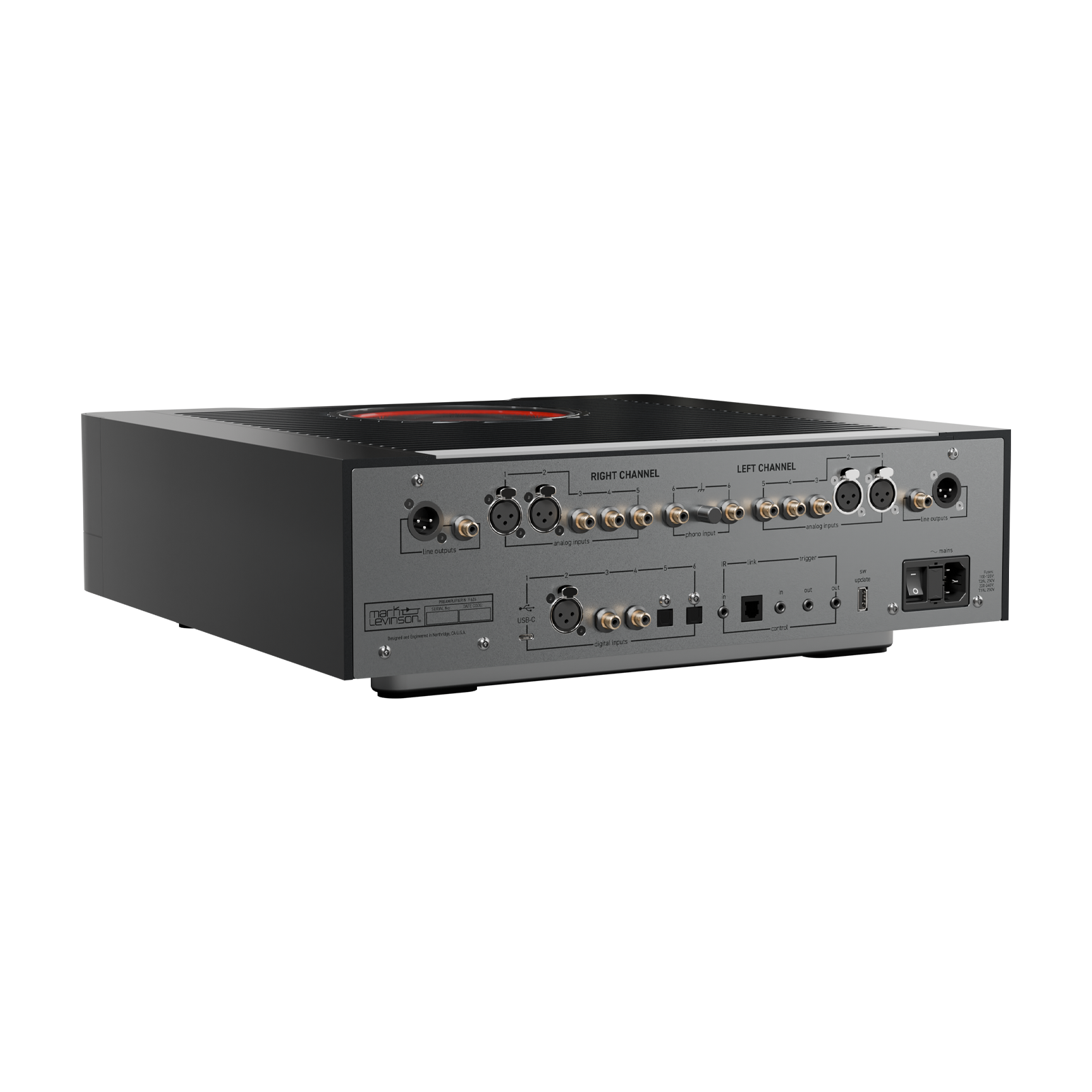 № 626 - Black - Stereo Preamplifier  - Left