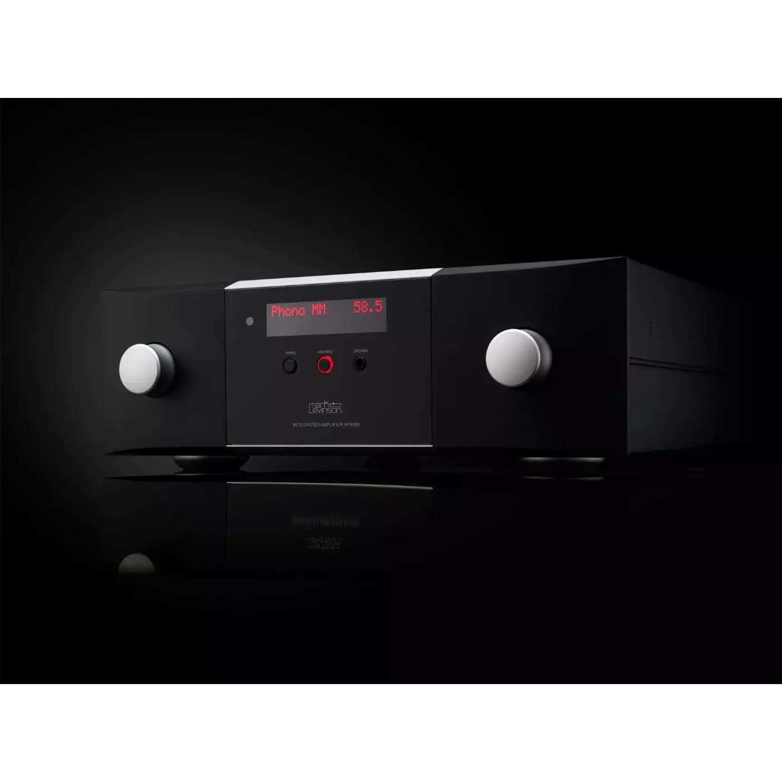 № 5805 - Black / Silver - Integrated Amplifier for Digital and Analog sources - Detailshot 2