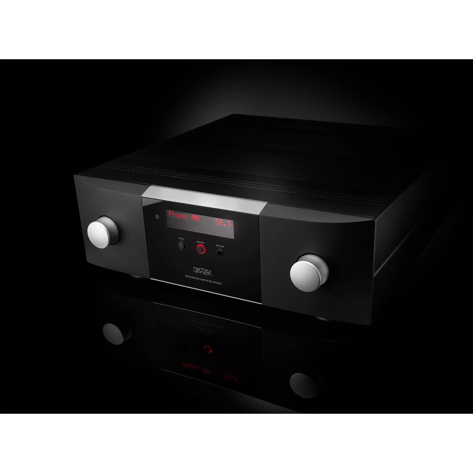 № 5805 - Black / Silver - Integrated Amplifier for Digital and Analog sources - Detailshot 3