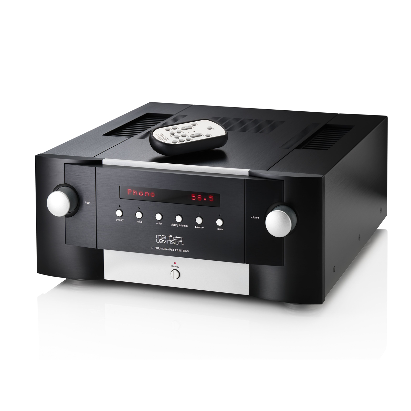 Nº585.5 - Black - Fully Discrete Integrated Amplifier with Class A Pure Phono Stage - Detailshot 1