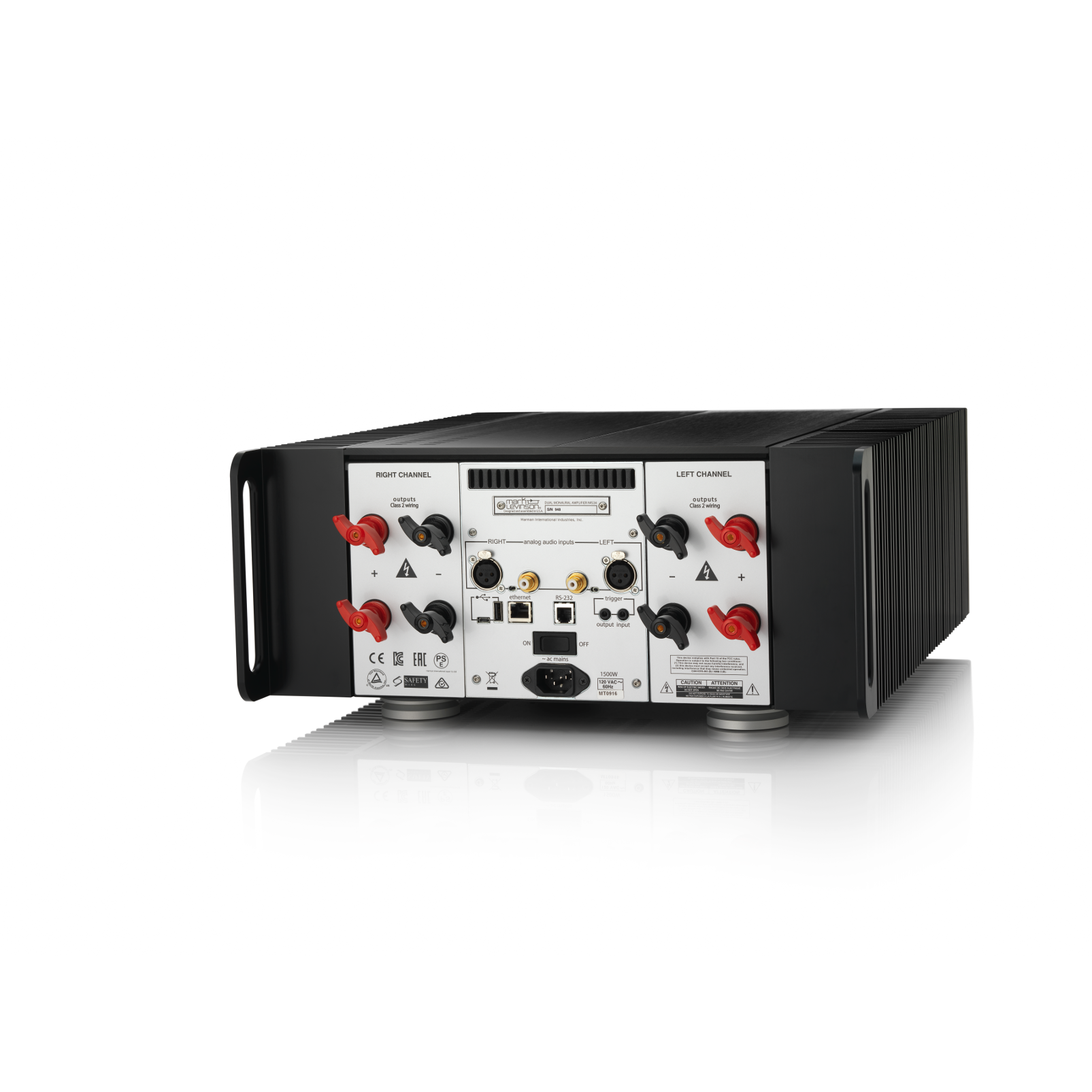 Nº534 - Black - Dual-Monaural Amplifier - Back