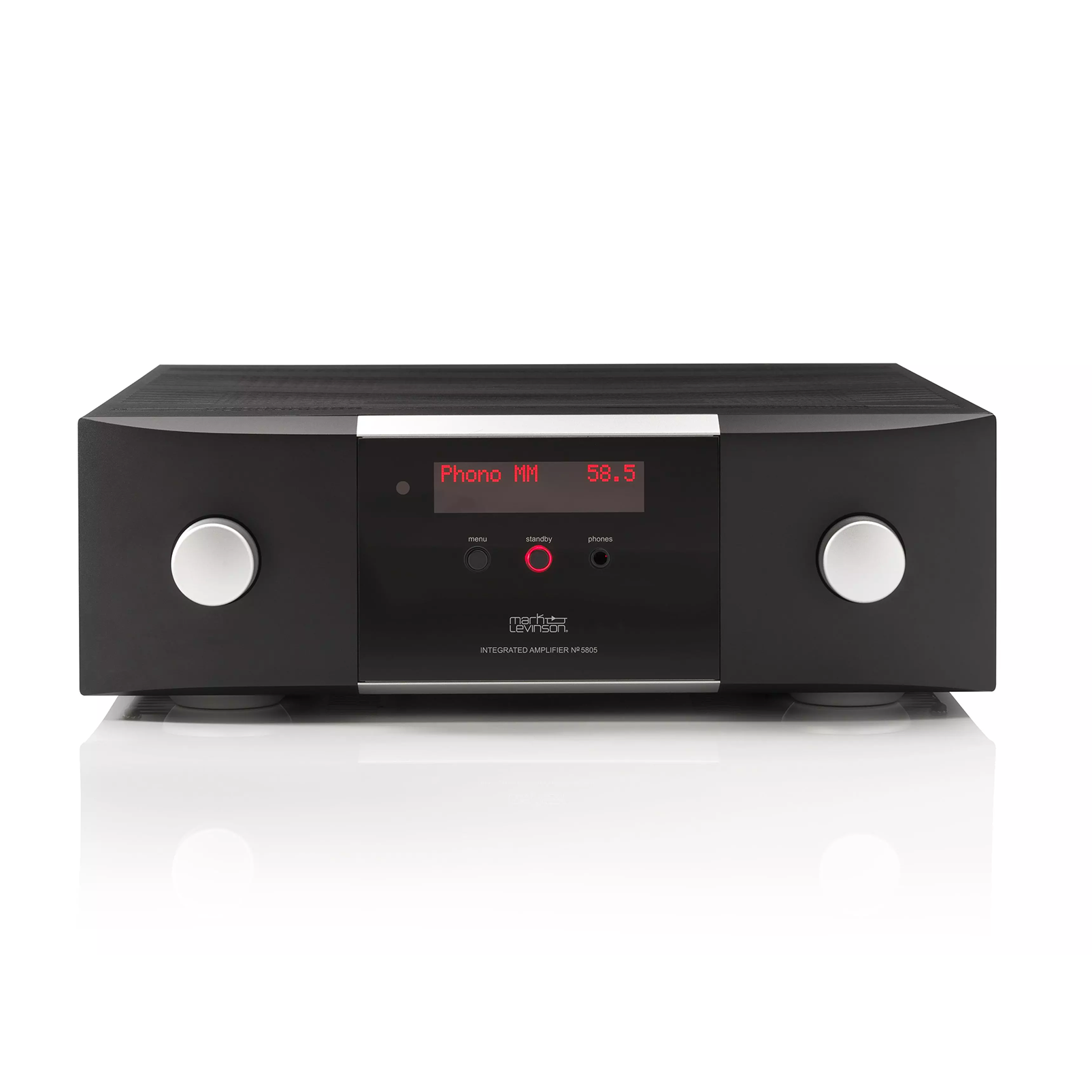 № 5805 - Black / Silver - Integrated Amplifier for Digital and Analog sources - Front