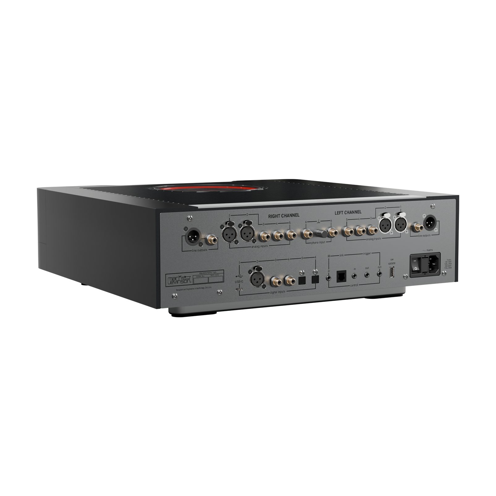 № 626 - Black - Dual-Monaural Preamplifier - Left