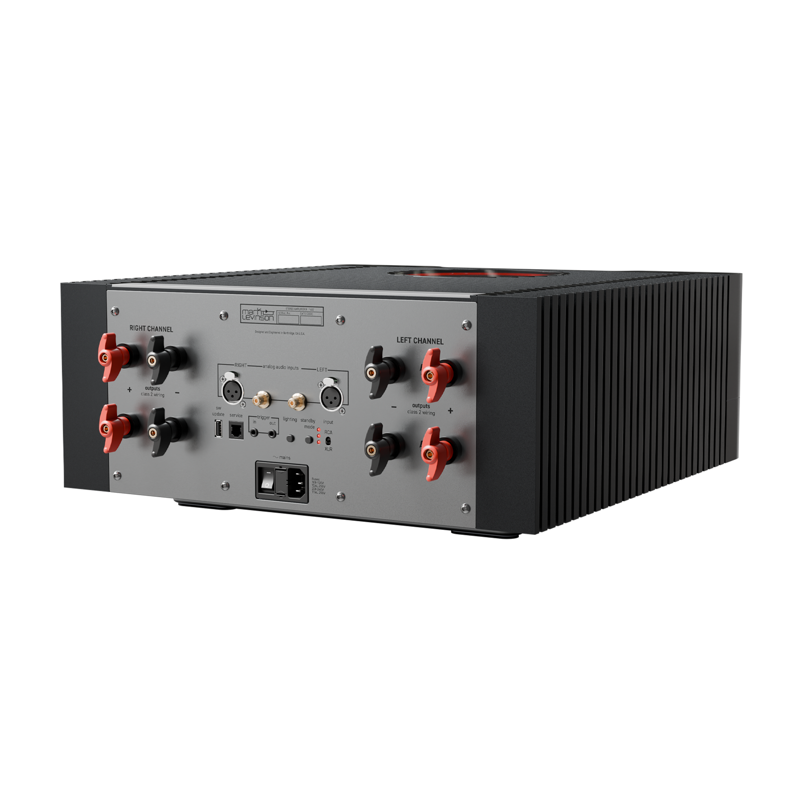 № 632 - Black - Stereo Amplifier - Detailshot 2