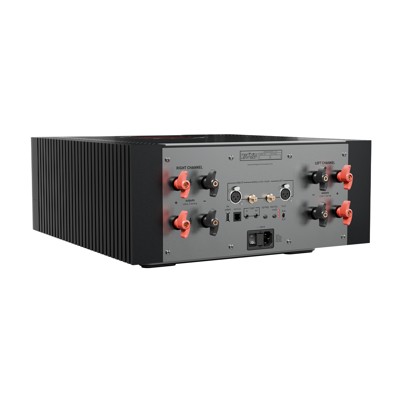№ 632 - Black - Stereo Amplifier - Detailshot 1