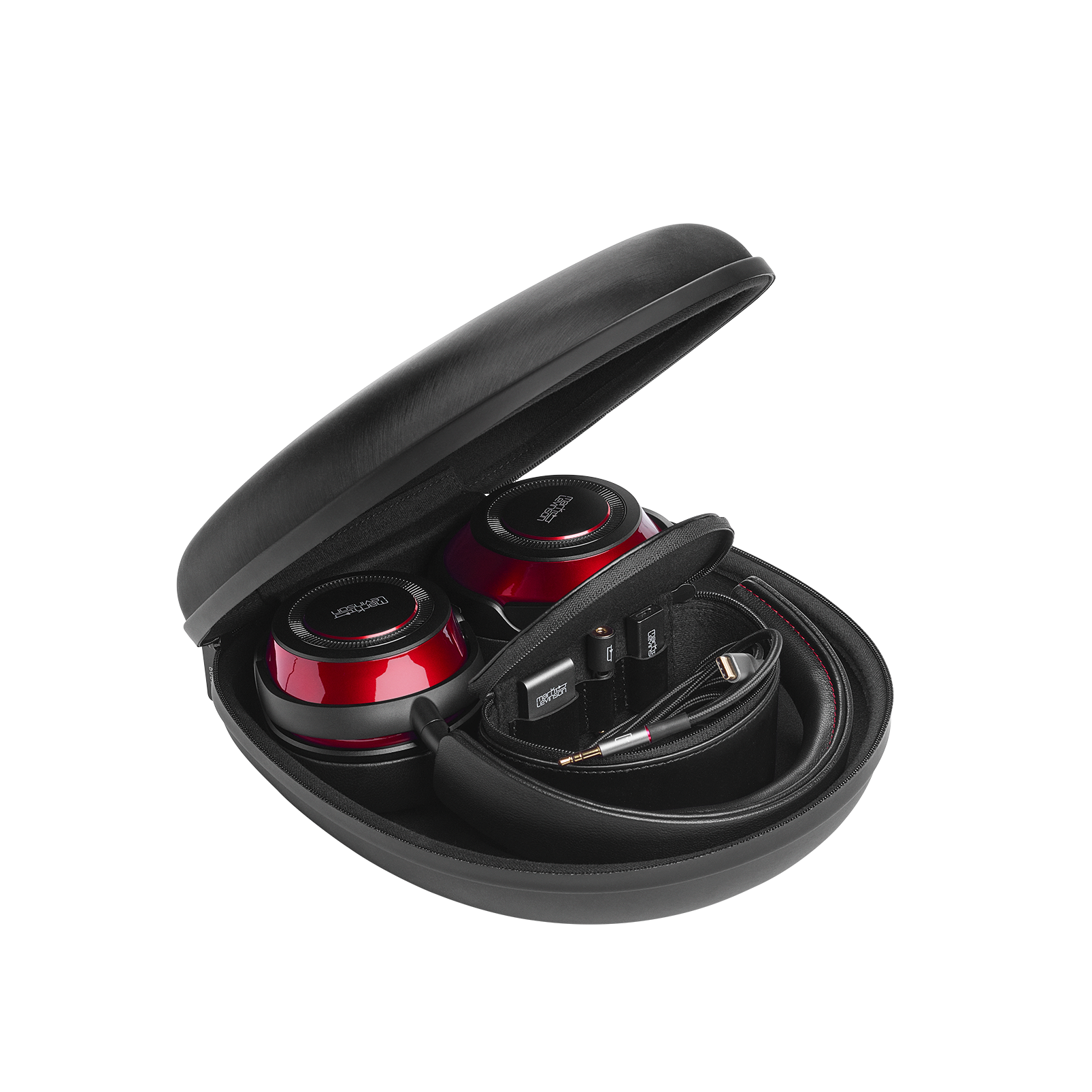 № 5909 - Red - PREMIUM WIRELESS HEADPHONES WITH ANC - Detailshot 4