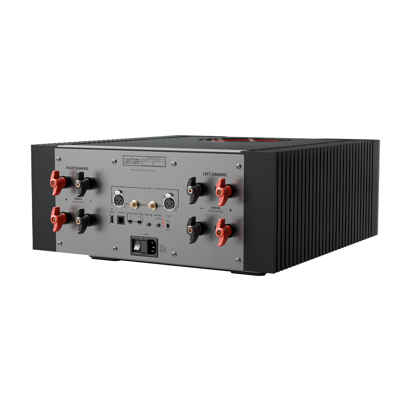 № 632 - Black - Stereo Amplifier - Detailshot 2