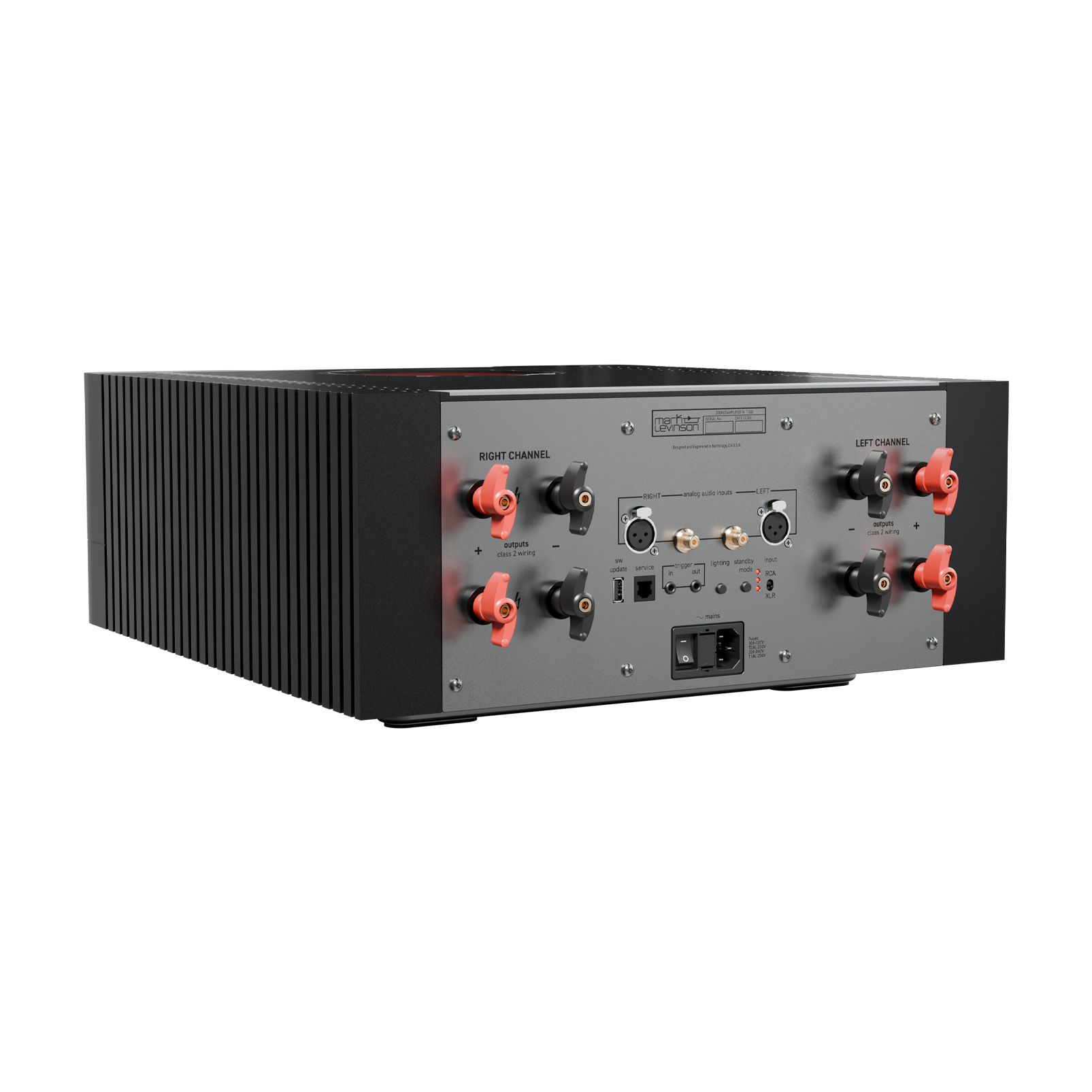 № 632 - Black - Stereo Amplifier - Detailshot 1