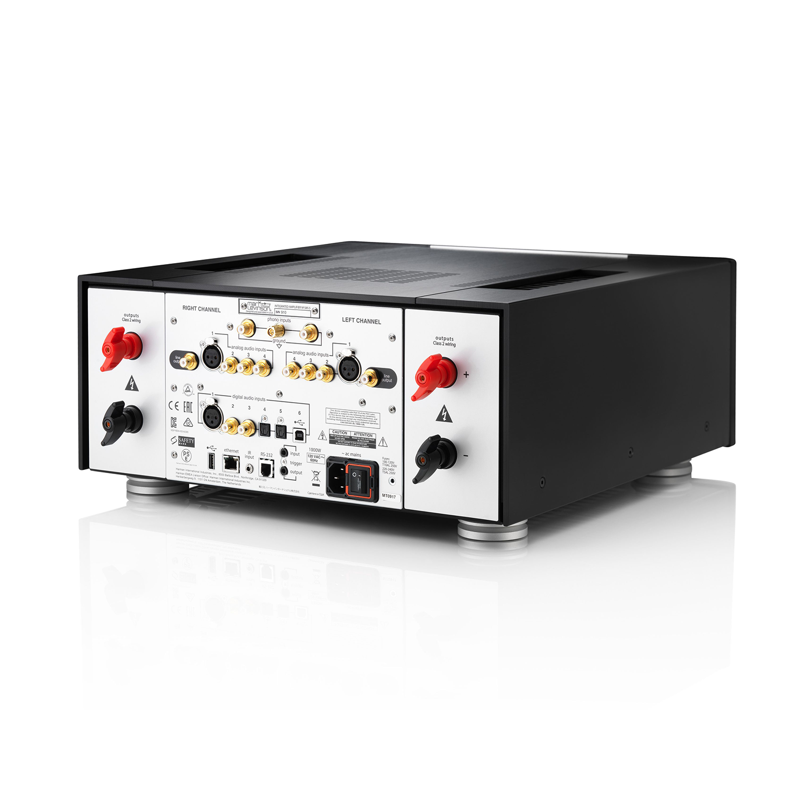 Nº585.5 - Black - Fully Discrete Integrated Amplifier with Class A Pure Phono Stage - Detailshot 3