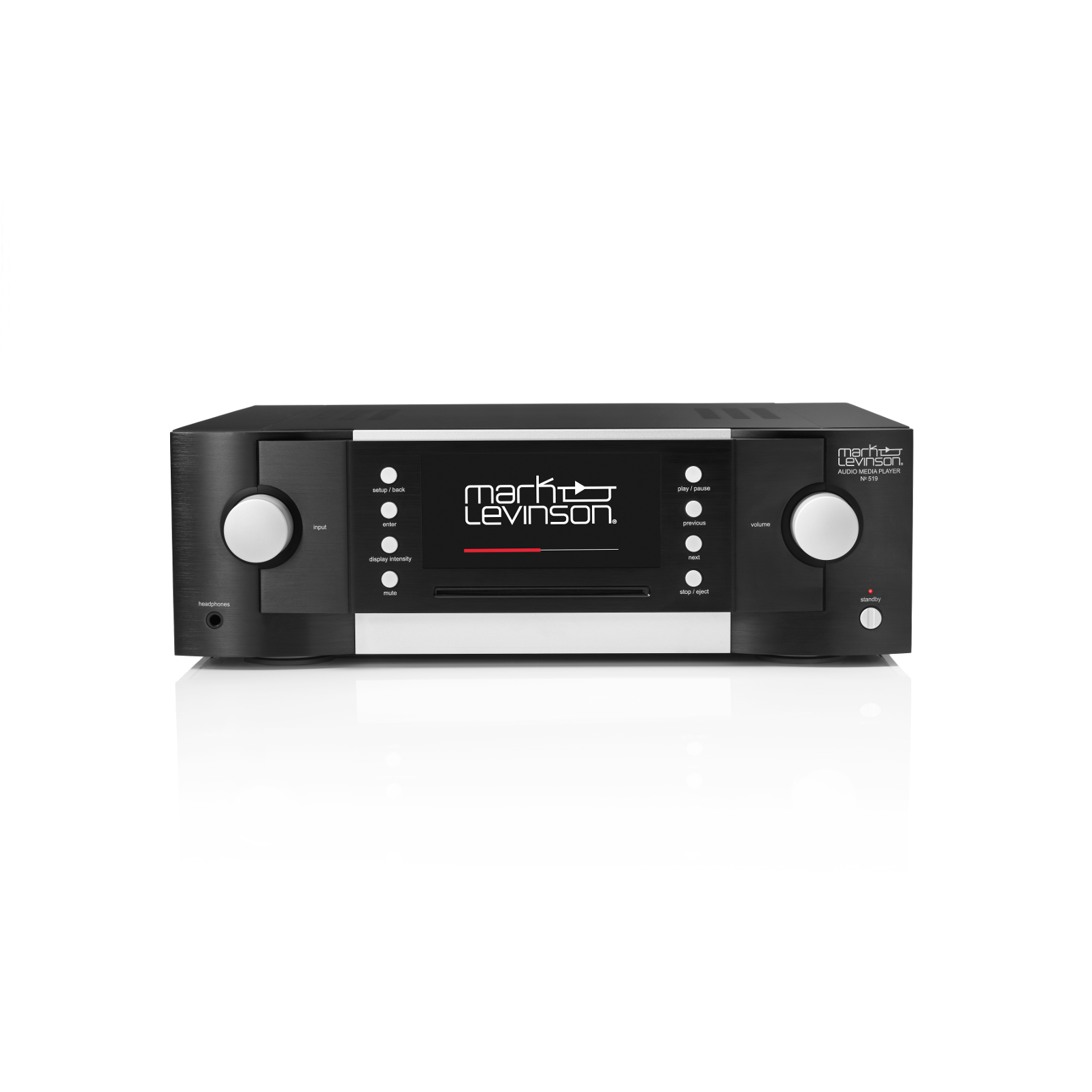 № 519 - Black - Audio Player  - Front