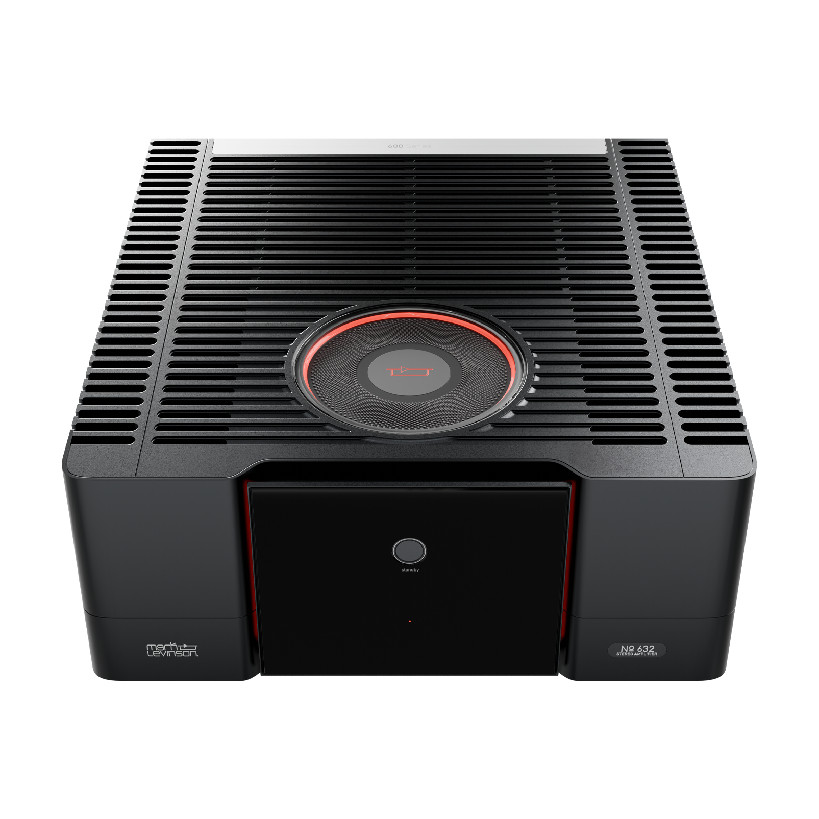 № 632 - Black - Stereo Amplifier - Top