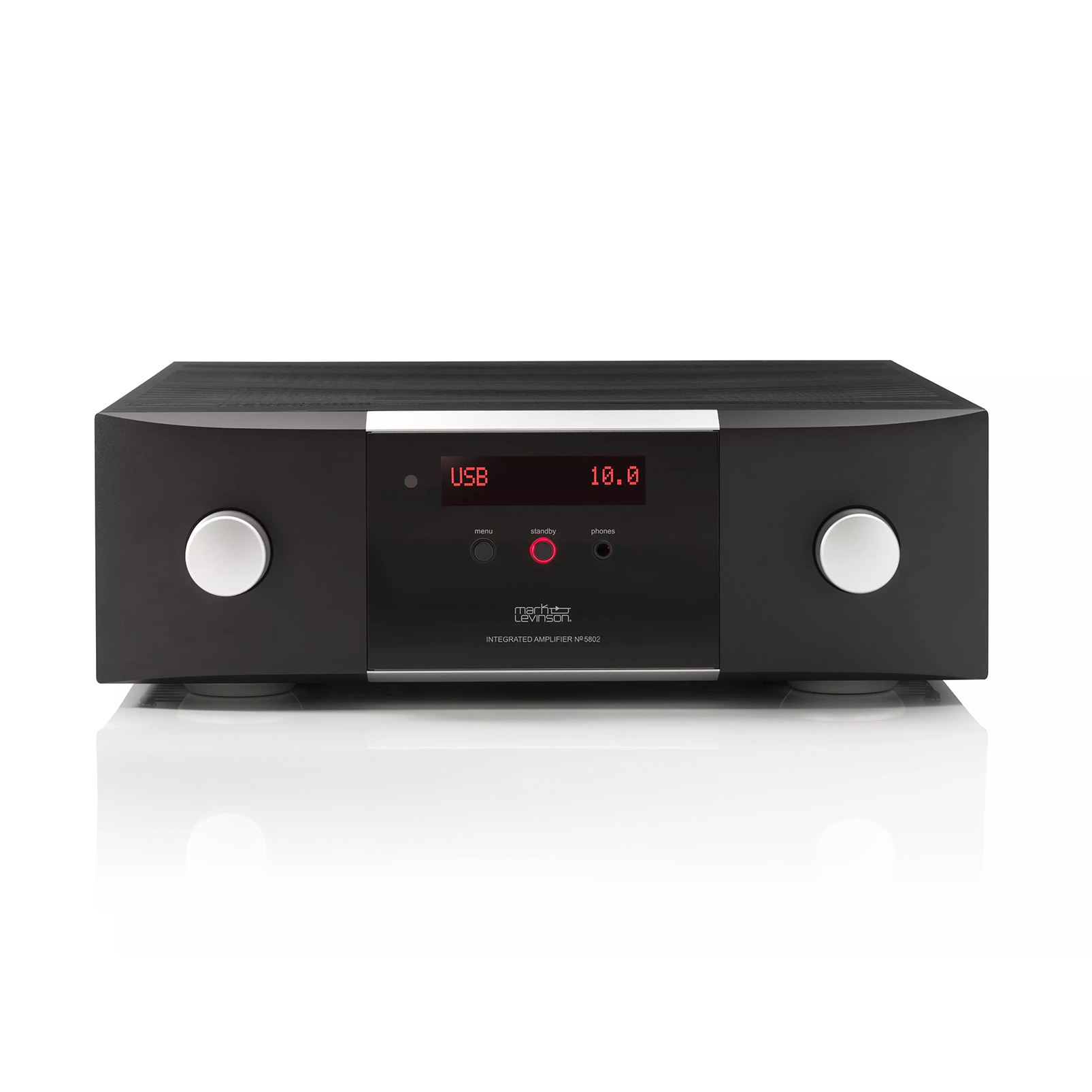 № 5802 - Black / Silver - Integrated Amplifier for Digital sources - Front